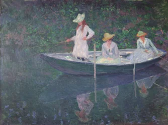 Le Bateau à Giverny, v. 1887